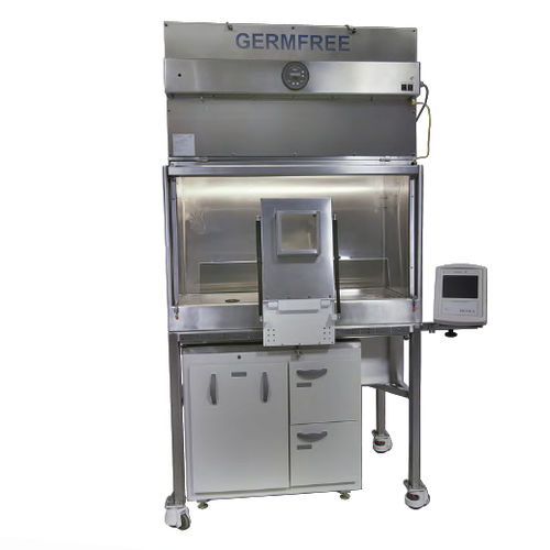 Containment cabinet - RADIOSAFE series - Germfree - for radiopharmacy / floor-standing / laminar flow
