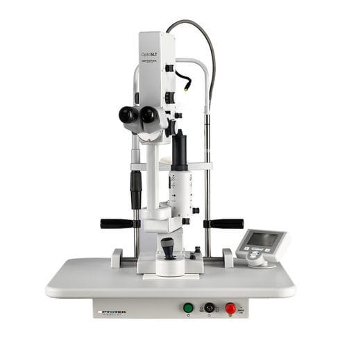Trabeculoplasty laser - OptoSLT M - Optotek Medical - Nd:YAG / tabletop / nanosecond