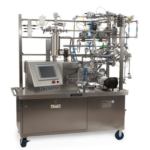 Production micronizing system - DeltaVita® 600 - Netzsch - for research and development / pharmaceutical industry / pilot