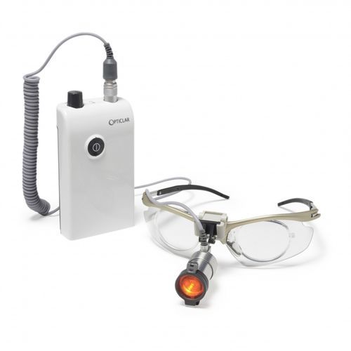 LED headlight - VISIONMAX - Opticlar Vision - with rechargeable battery / with portable light source