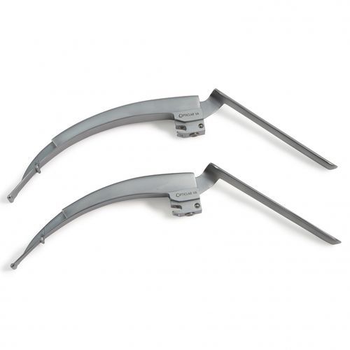 McCoy laryngoscope blade - 600.015 - Opticlar Vision - metal / with flexible tip