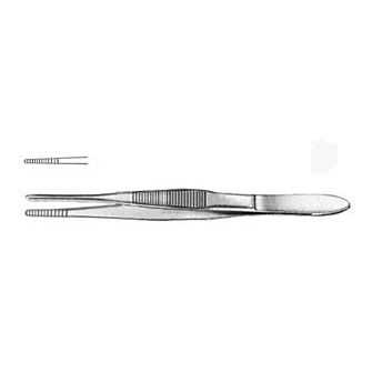Grasping forceps - INS650914-4 - Kent Scientific - dressing / straight / stainless steel