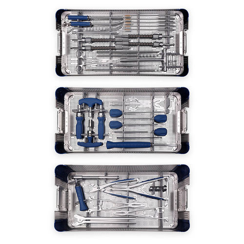 Spinal surgery instrument kit - CanESP - Canwell Medical - spinal osteosynthesis surgery / customizable