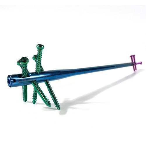 Tibial intramedullary nail - CanETN-II - Canwell Medical - proximal fixation / distal fixation / titanium