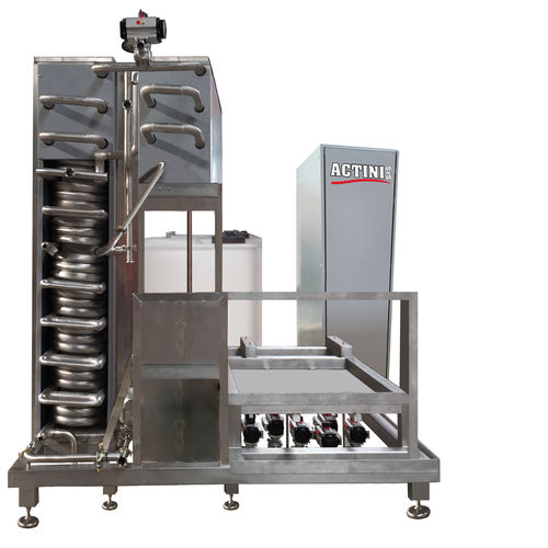 Decontamination station for the pharmaceutical industry - ULTIMATE PLUS - ACTINI - laboratory / automated / batch