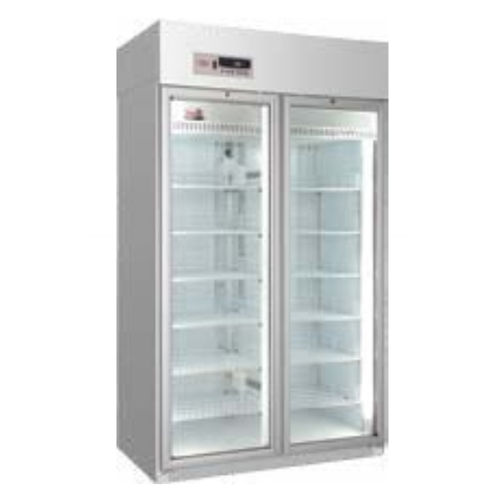 Pharmacy refrigerator - Pharm890 - MAAN Medical & Laboratory - cabinet / 2-door / with glass door