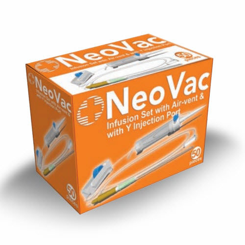 Blood donation infusion set - Neovac - Neomedic Limited - with Y port