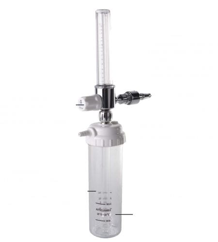 Variable-area flow meter -  FLW-TPK-A0001 - Reanimed Teknik Tibbi Sistemler Ltd Sti - oxygen / for hospitals / with humidifier