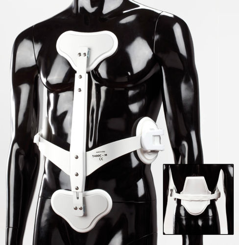 Posture-correcting orthosis - T400C - Tecnoway - vertebral hyperextention / S / L