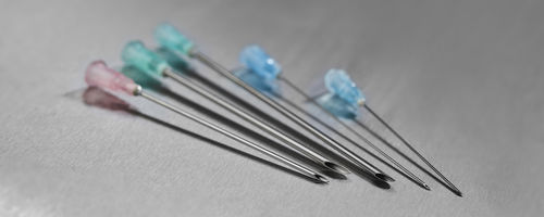 Safety needle - Medoject®  - Vitrex Medical A/S - hypodermic / 20G / 21G