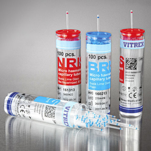 PCR collection tube - 160213 - Vitrex Medical A/S - diagnostic / for blood glucose analysis / for hematological analysis