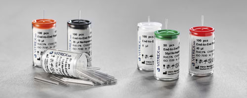 Manual micropipette - End-to-End  - Vitrex Medical A/S - capillary / fixed-volume