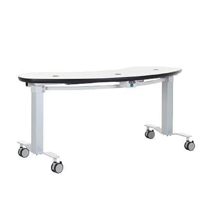Electric ophthalmic instrument table - RT-400 - Rodek - height-adjustable / on casters