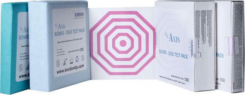 Sterilization test kit - AXCP130, 200 Wrapped - Axis - Bowie-Dick