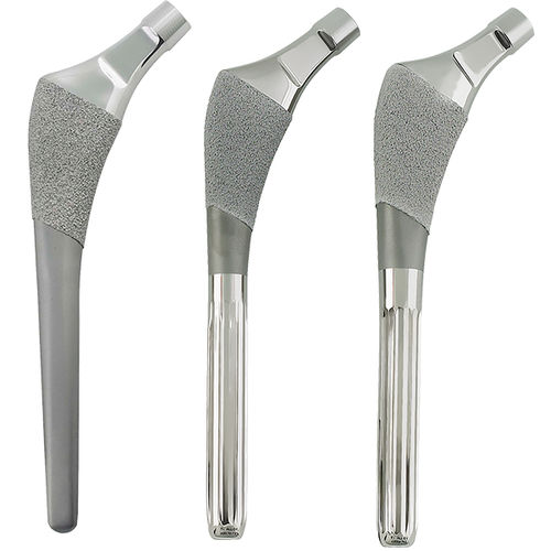 Cemented or non-cemented femoral stem - Novation®  - Exactech