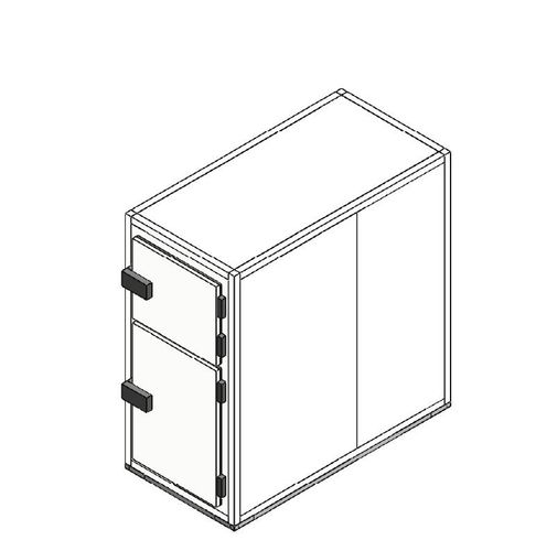 Body tray mortuary cabinet - MORG328R - FRIMA CONCEPT - 3-body / front-loading / 2-door