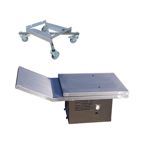 Rectangular table - TABL075 - FRIMA CONCEPT - on casters / refrigerated