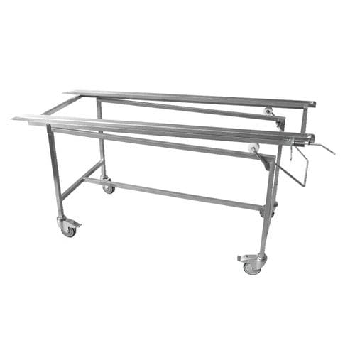 Transport stretcher trolley - CHAR191 - FRIMA CONCEPT - mortuary / manual / stainless steel