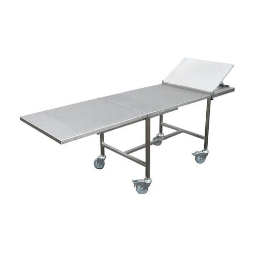 Funeral display table - TABL063 - FRIMA CONCEPT - rectangular / on casters / folding