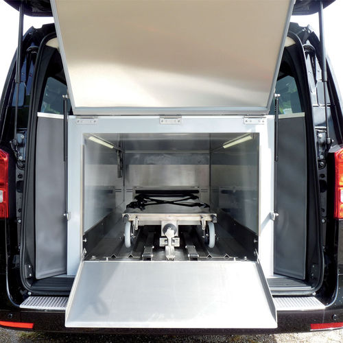Mortuary stretcher mortuary cabinet - CF9575H - FRIMA CONCEPT - 1-body / front-loading / mobile