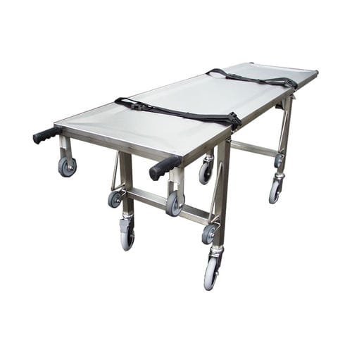 Transport stretcher trolley - BRAN series - FRIMA CONCEPT - manual / stainless steel / ergonomic