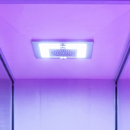 Cabin hydromassage shower - Volga - Stenal - with chromotherapy lamps