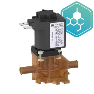 Medical valve - 92.609.xxx - A. u. K. Müller GmbH & Co. KG - vacuum / direct-operated / PTFE