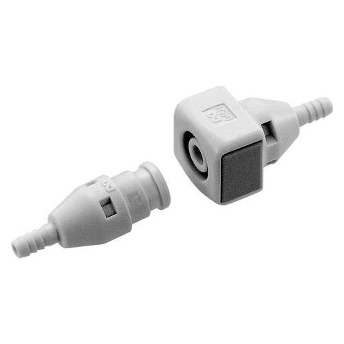 Medical gas connector - Cube Cupla - Nitto Kohki Europe GmbH - compact / straight / plastic