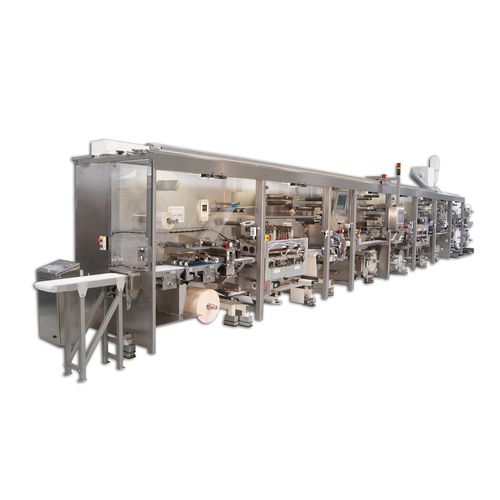 Automatic packaging system - MDC300 Advanced - OPTIMA - horizontal / floor-standing / for gauze