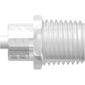 Straight infusion connector - 14MTLL-6005 - Nordson Medical - LUER®-lock