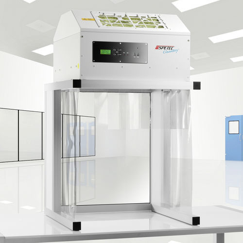 Clean room workstation - CleanBoy® Mini - Spetec - automatic / benchtop / laminar flow