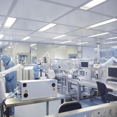 Catheter manufacturing clean room - CleanMediCell®  - SCHILLING ENGINEERING - for stent manufacturing / modular / integrated