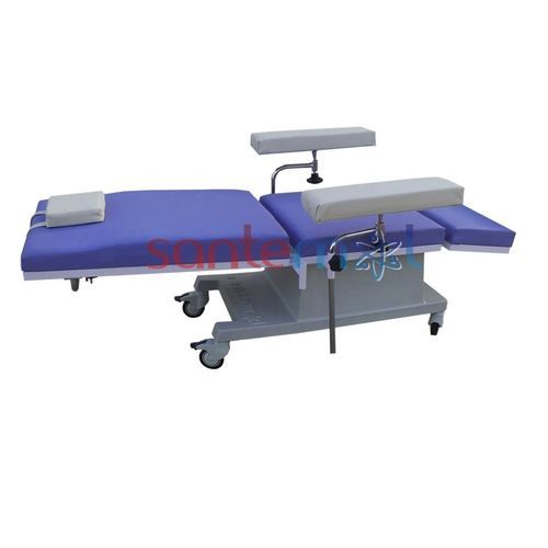 Manual blood donor chair - STM-6730 - SANTEMOL Group Medikal - 3-section / on casters