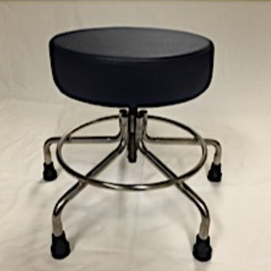 Healthcare facility stool - DC-100 - MRIMED - stainless steel / black / non-magnetic