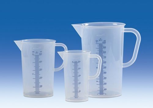Polypropylene beaker - 446081 - Vitlab - laboratory / graduated / with handle