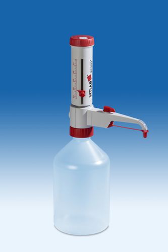 Research bottle-top dispenser - VITLAB® genius² - Vitlab - multipurpose / laboratory / variable-volume
