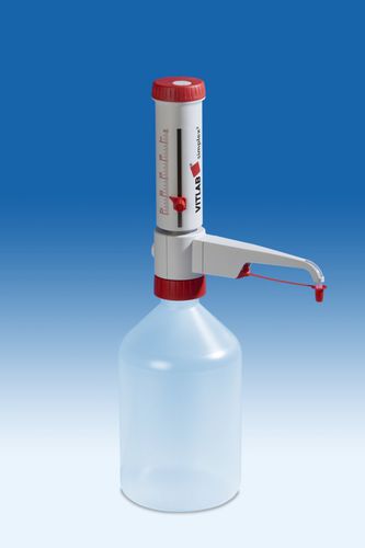 Multipurpose bottle-top dispenser - simplex² - Vitlab - for research / laboratory / variable-volume