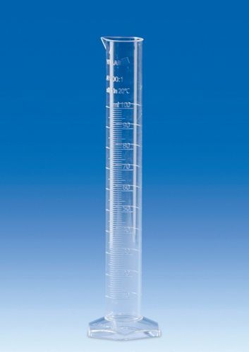 Polymethylpentene measuring cylinder - 64604 - Vitlab - graduated / autoclavable