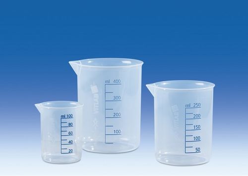 Polypropylene beaker - 605081 - Vitlab - Griffin / graduated / laboratory