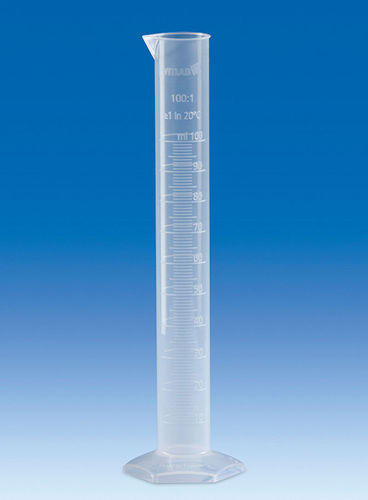 Polypropylene measuring cylinder - 646941 - Vitlab - plastic / graduated