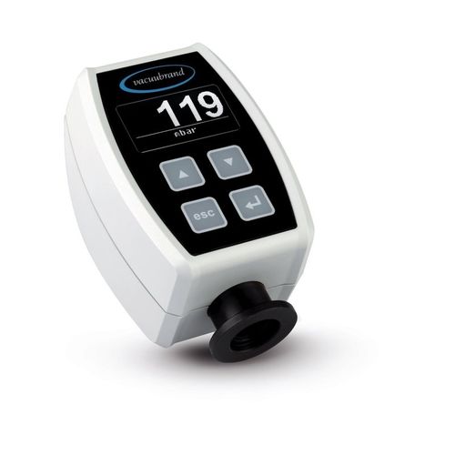Laboratory vacuum meter - VACUU·VIEW1100 - Vacuubrand - digital / compact