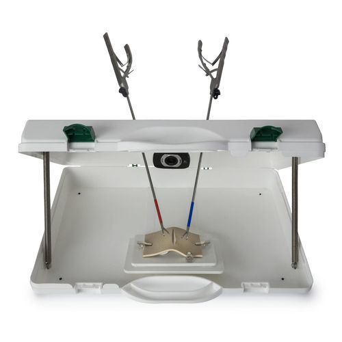 Training simulator - eoSim SurgTrac Elite - eoSurgical - laparoscopy / surgery / workstation