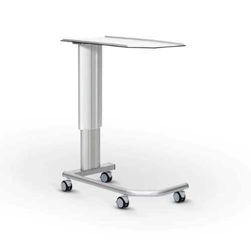 Overbed table on casters - OBT 163 - SCHRODER HEALTH PROJECTS - height-adjustable