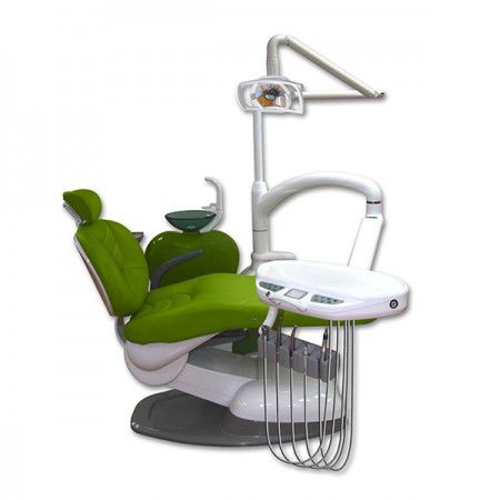 Dental unit with hydraulic chair - QL-A - Hannox International - with monitor / with delivery system / with light