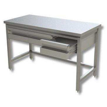 Work table - COM – TD - comfit s.r.l - laboratory / rectangular / with drawers