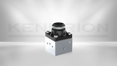 Oxygen pressure regulator - 48.200.00.25.00 - Kendrion Kuhnke Automation - air / O2 / adjustable-flow