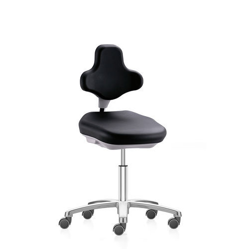 Laboratory chair - ESD Labster 9103E - Bimos - on casters / with high backrest / height-adjustable