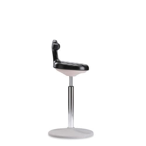 Laboratory stool - ESD Labster 9106E - Bimos - height-adjustable / with backrest / T seat