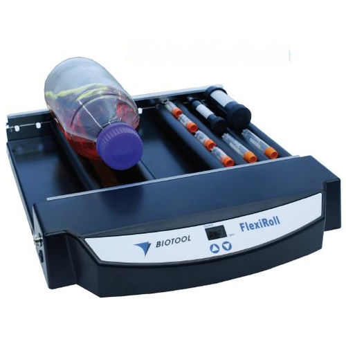 Roller laboratory mixer - FlexiRoll - Biotool Swiss AG - tilting / digital / blood sample