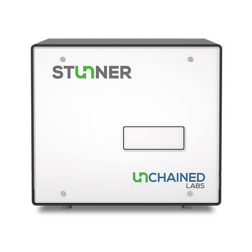 Automatic protein analyzer - Stunner - Unchained Labs - light scattering / UV-visible / laboratory